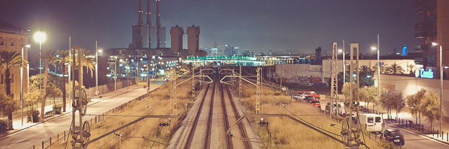 London Industry at Night
